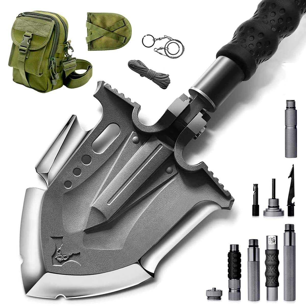 Zune Lotoo Survival Camping Shovel Folding Tactical Gear Military with