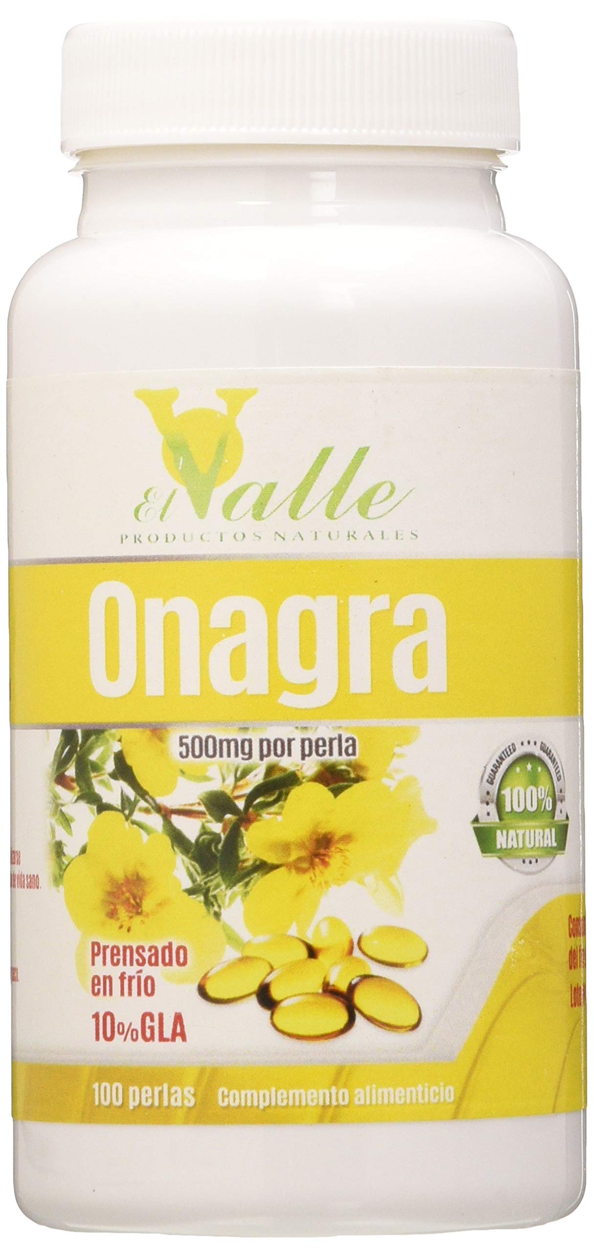 El Valle Aceite de Onagra 100 Perlas - 1 unidad