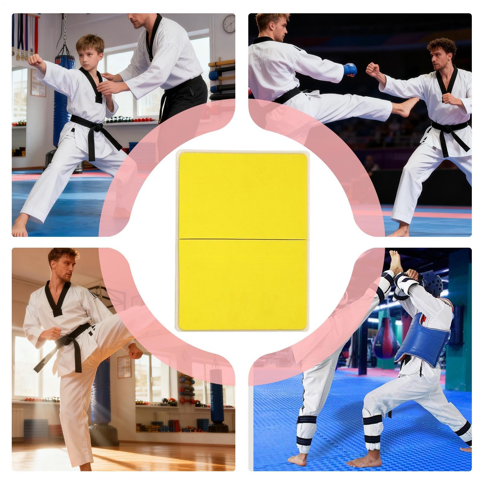 Tavole Marziali Ricostruibili - Attrezzatura Allenamento Marziali Rottura,Tavole per Allenamento Karate e Calci,per Principianti Bambini Istruttori Scuola Casa Competizioni Dimostrazioni Corsi Fitness