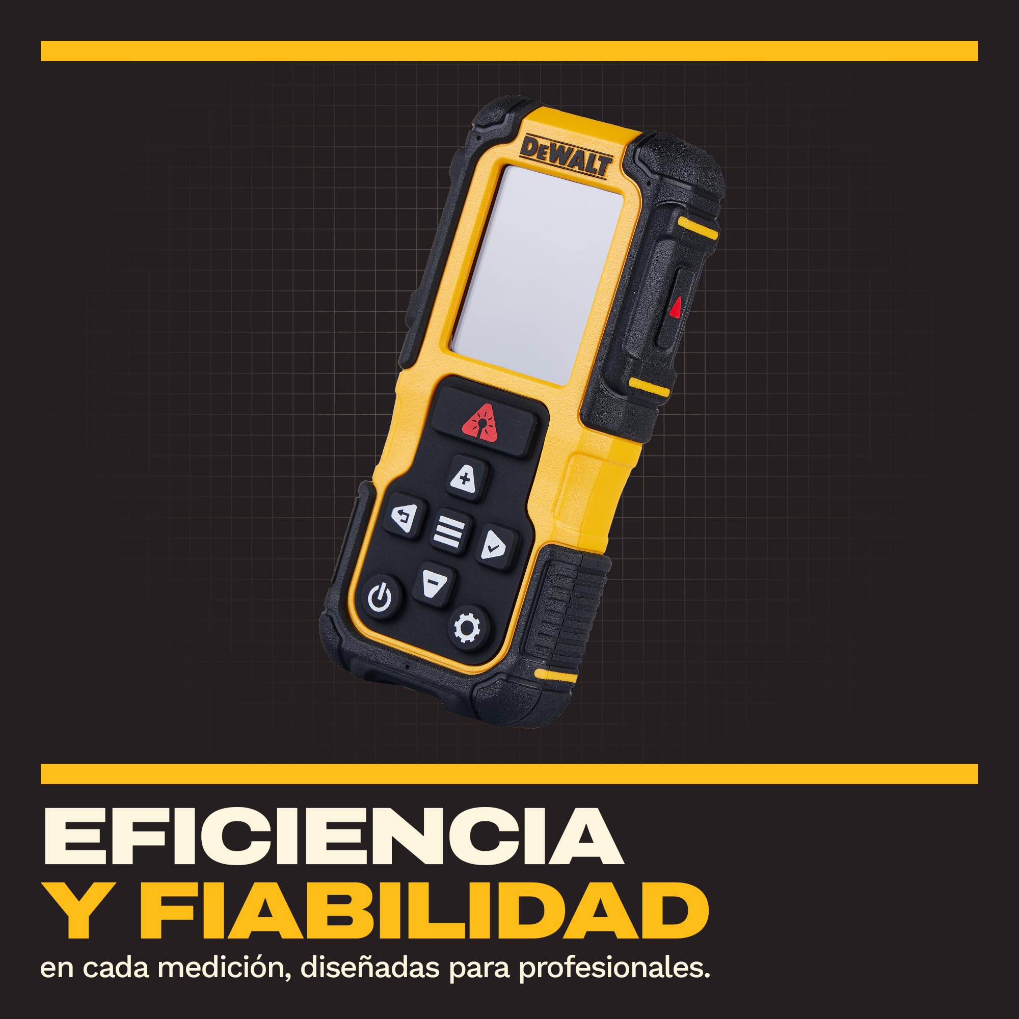 DEWALT Láser de Distancia de 60 m con Batería de Litio Recargable, DWHT78200-XJ