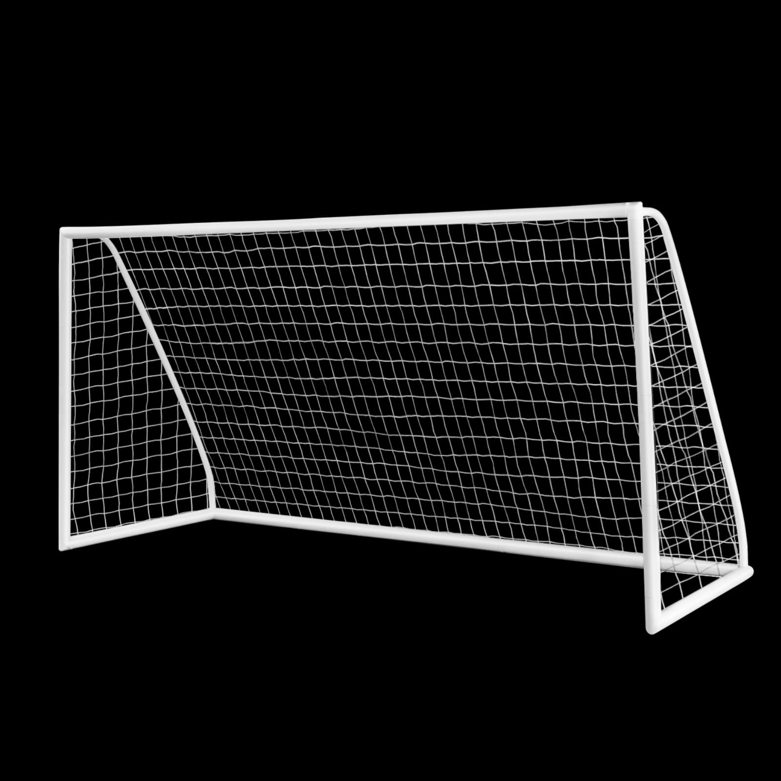 LIFEZEAL Porte da Calcio per Bambini in PVC, 365x120x182 cm, Rete da Giardino e Esterno Resistente, Porticine Giochi da Calcio Piccole