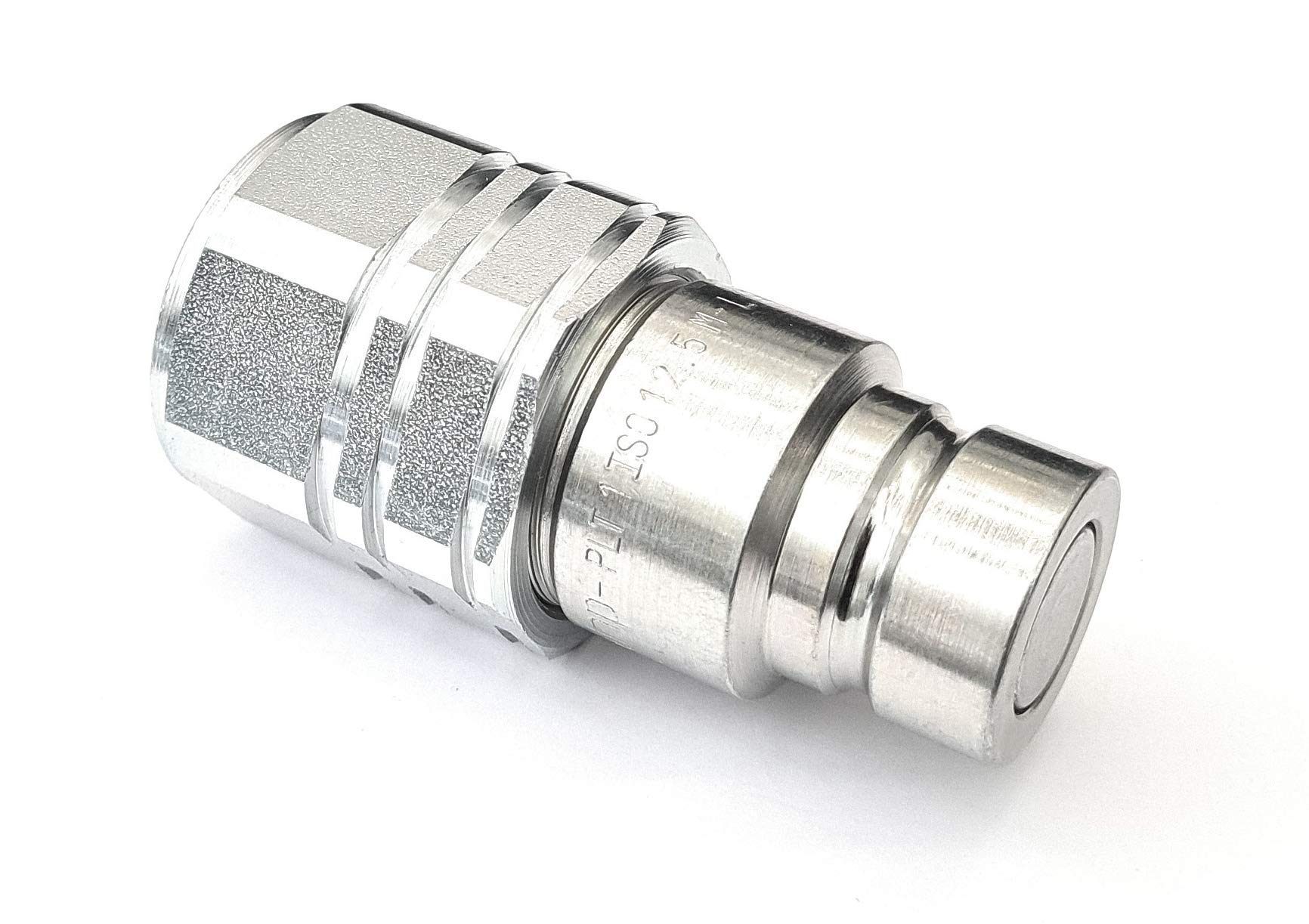 Hydraulic Flat Face Male Probe Quick Release Coupling, 1/2" BSP Thread - Body Size 12