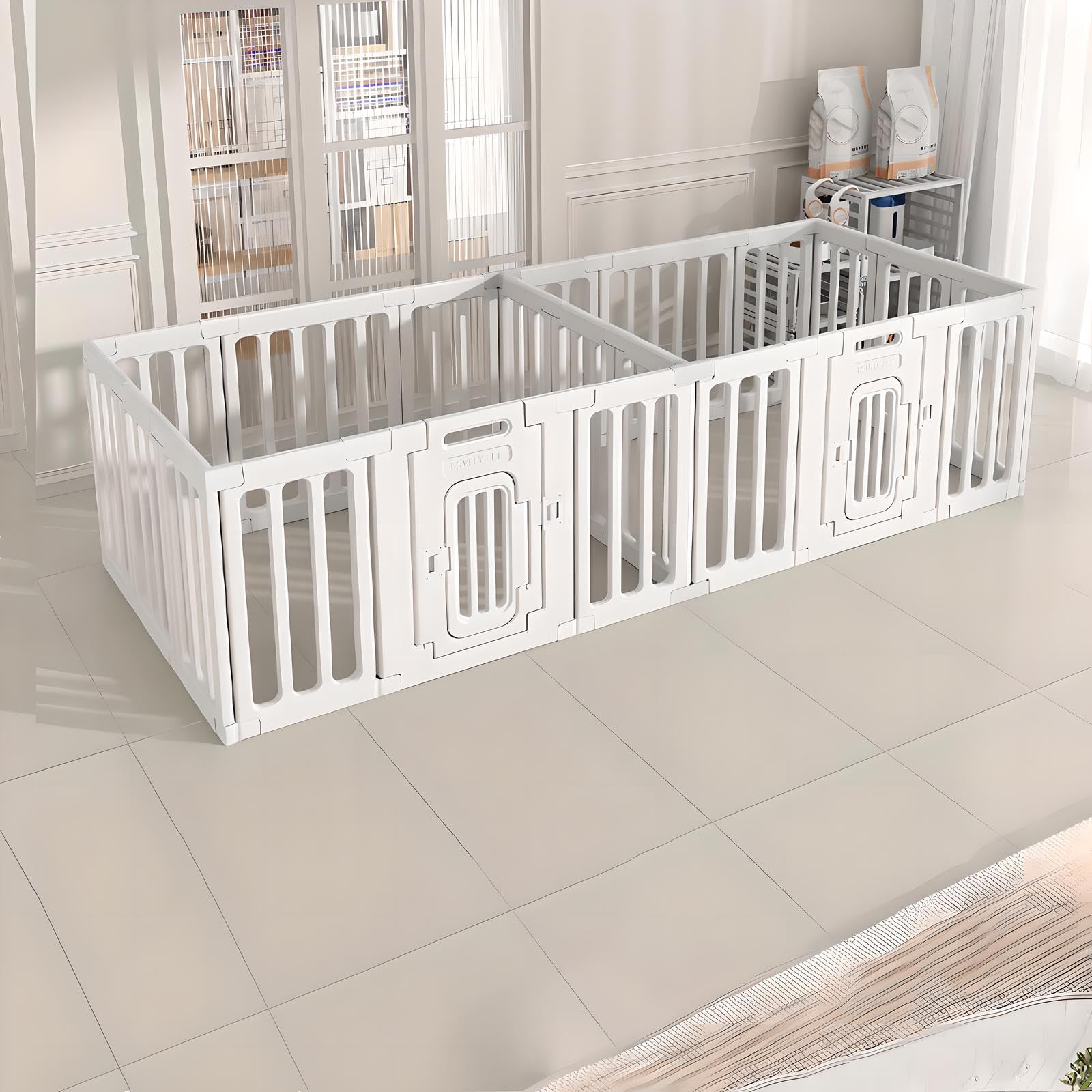 Amazon | XUDREZ 犬 サークル 高さ60cm ペットサークル 室内 犬