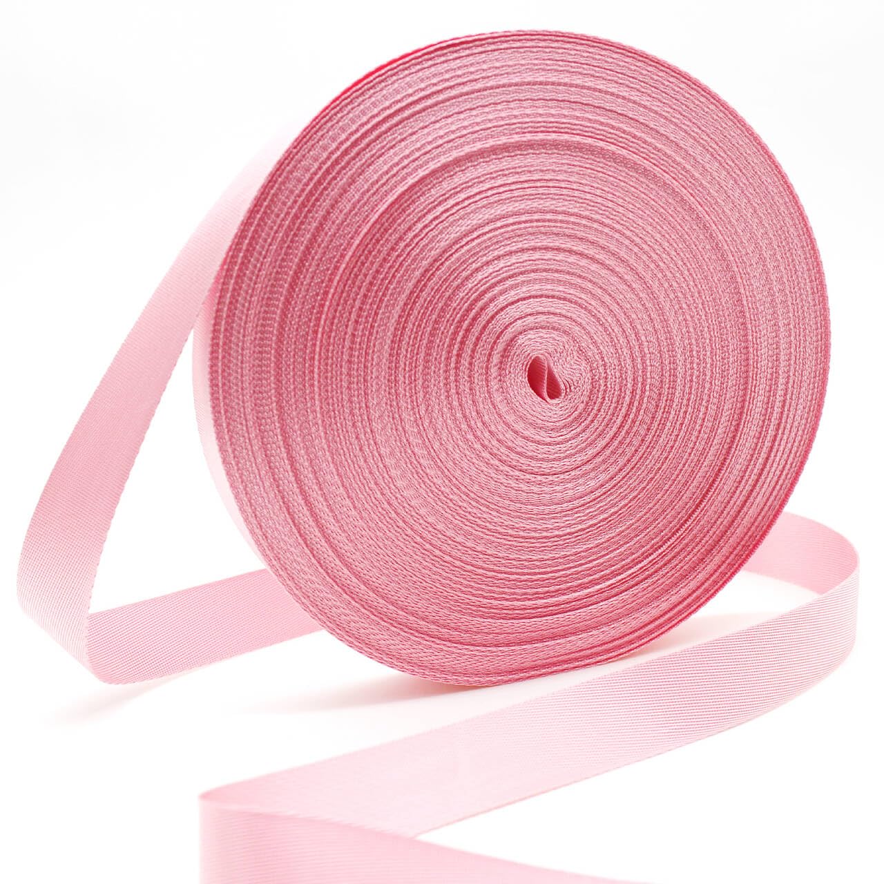 Pink 1 Inch Heavy Duty Nylon Webbing Straps 50Yds for Sewing