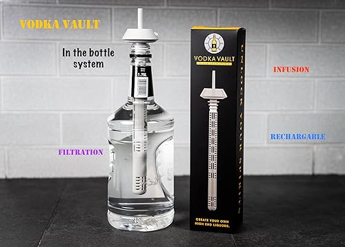 Miniatura 2 de Conjunto de regalo de infusión, Kit de infusión y filtración continua, Kit de infusión de bricolaje, Kit de infusión de vodka DIY, Barman regalo,