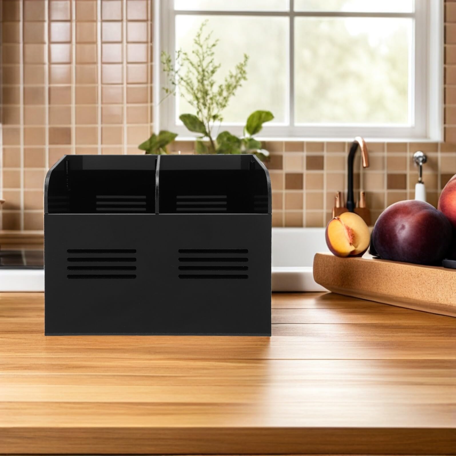 Zerodeko Acryl-trinkhalmspender mit Strohhalmbehälter für Theken Effizienter Strohhalmorganizer für Küche Büro und Restaurant Praktische Aufbewahrungsbox für Strohhalme