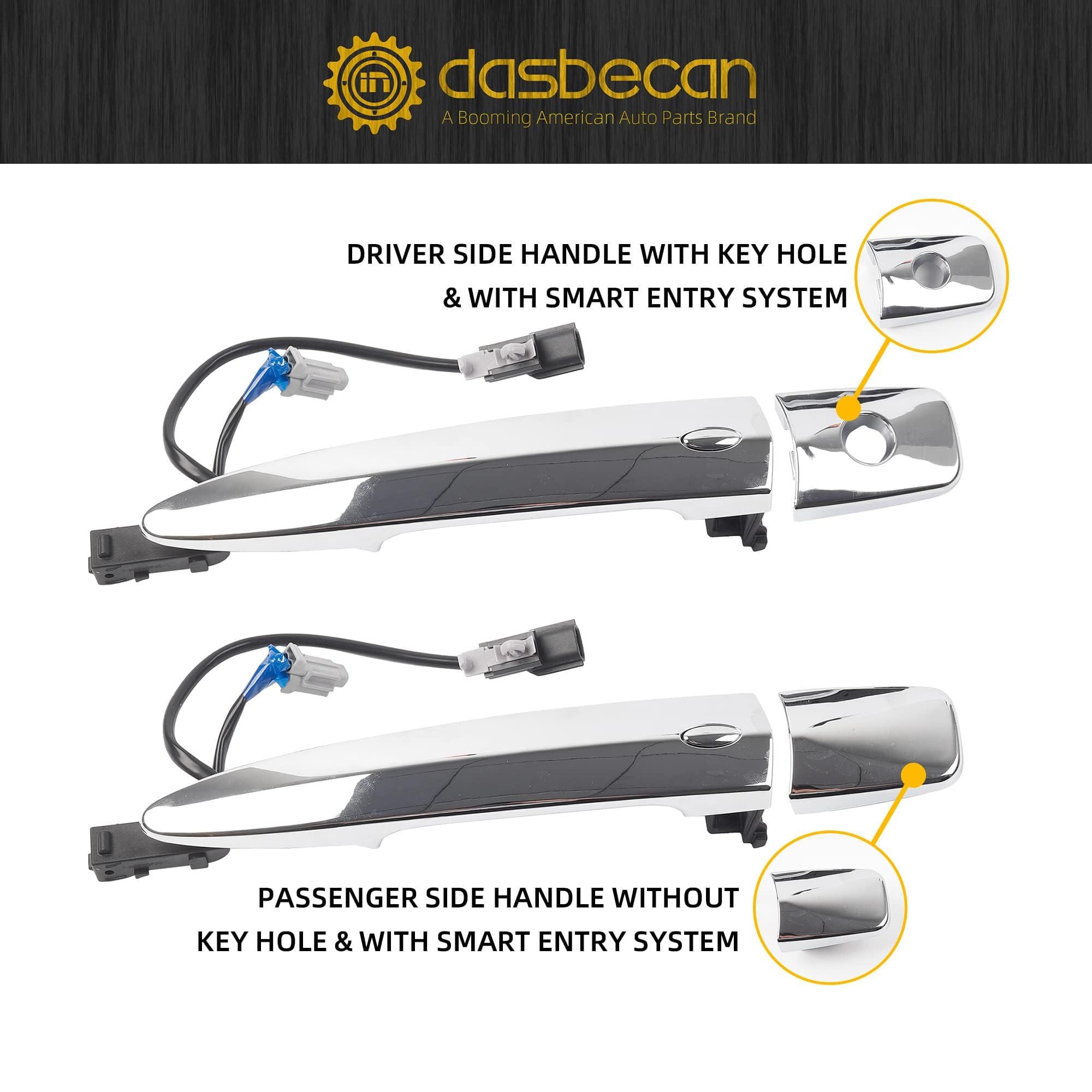 Amazon.com: Dasbecan Exterior Door Handle 2PCS Compatible with