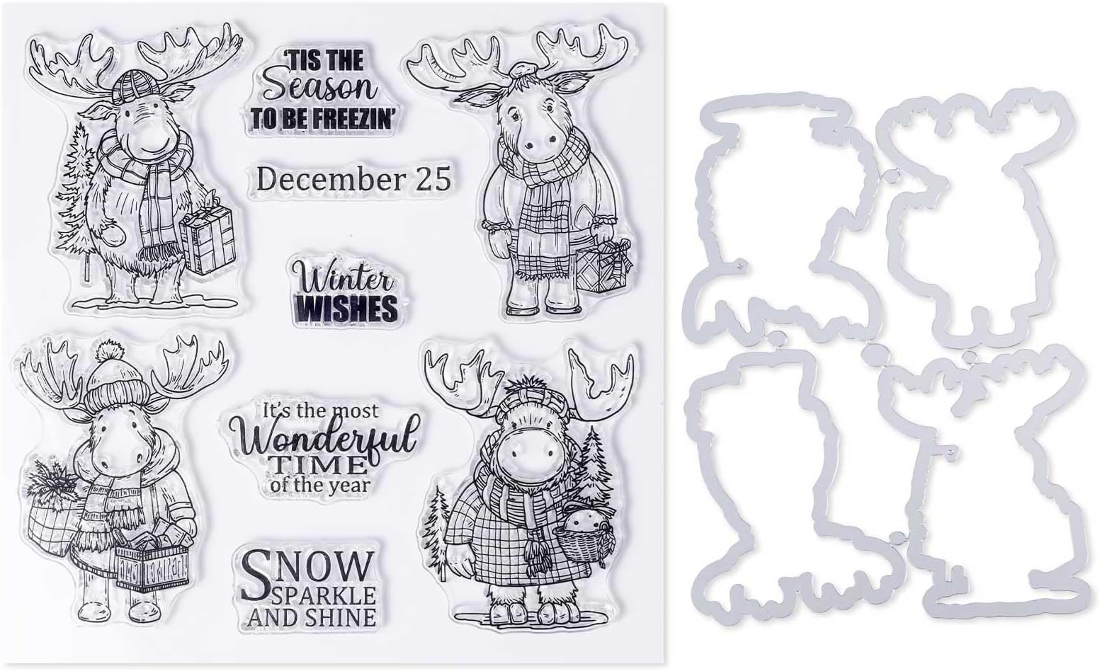 Making christmas cards with glitter