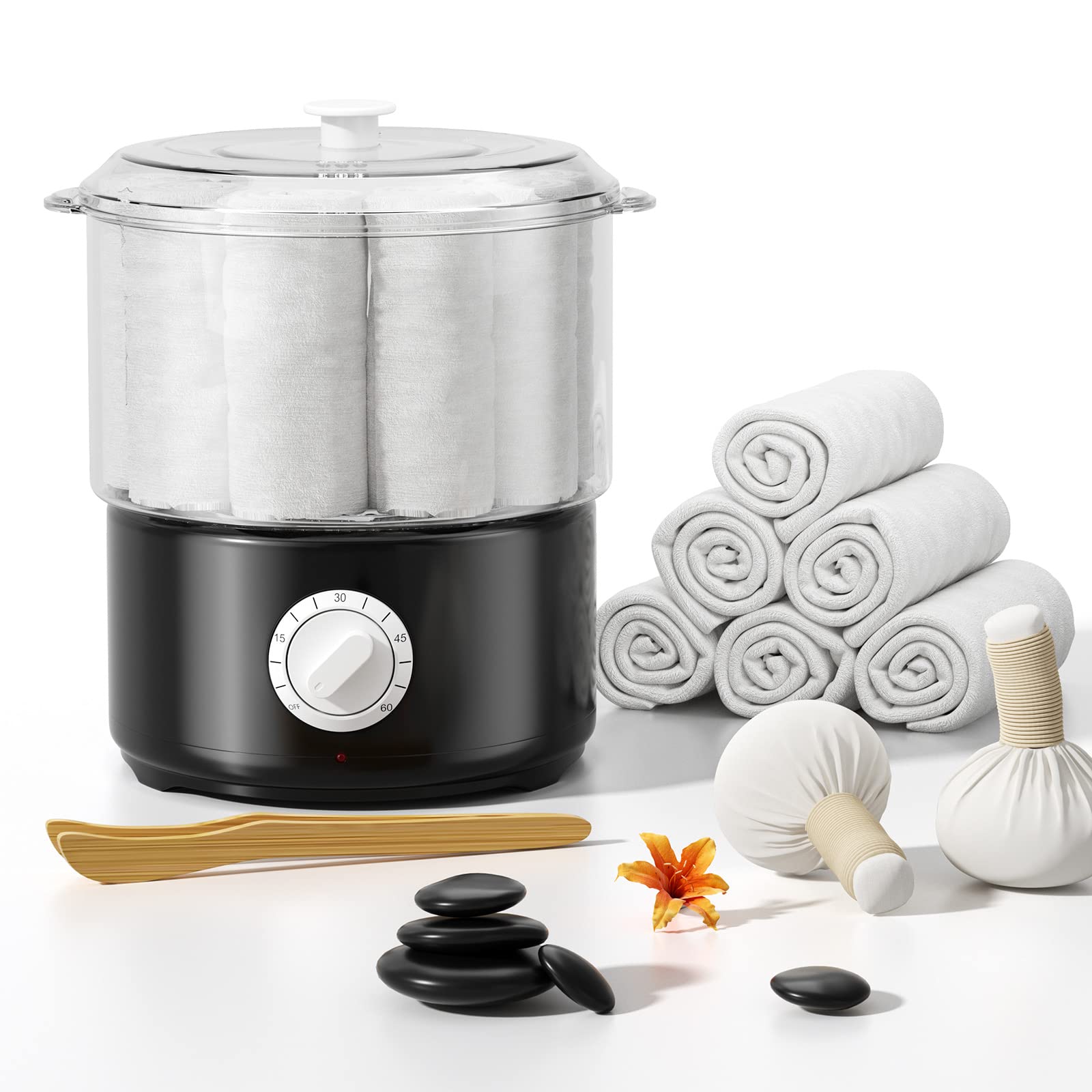 Couleeur Handdoekwarmer, timing-functie en grote capaciteit verwarmde