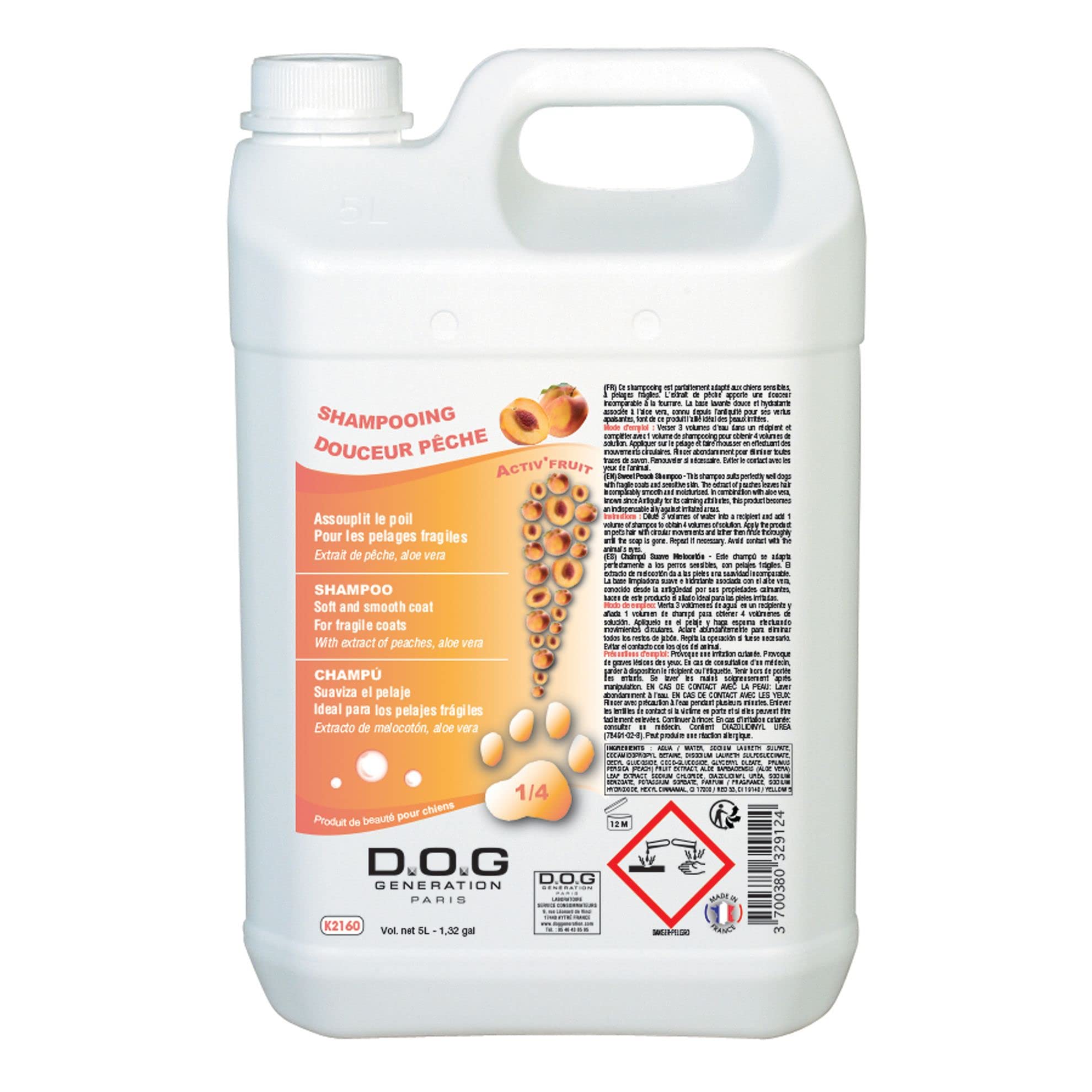 Dog Generation - SHAMPOOING Douceur PECH