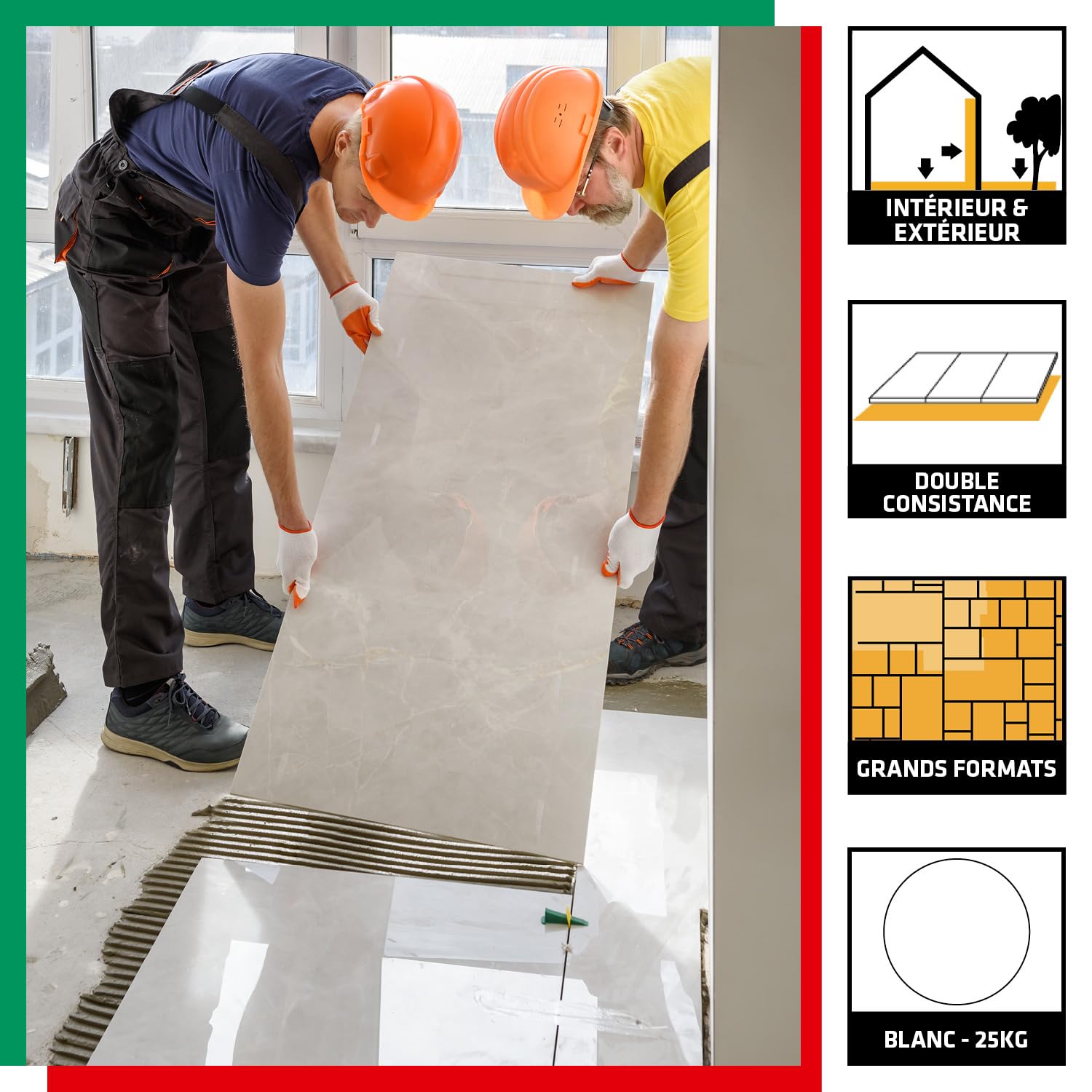 PAREXLANKO - Colle carrelage C2 ET/EG - 5024 Prolidal Max - Blanc - 25kg