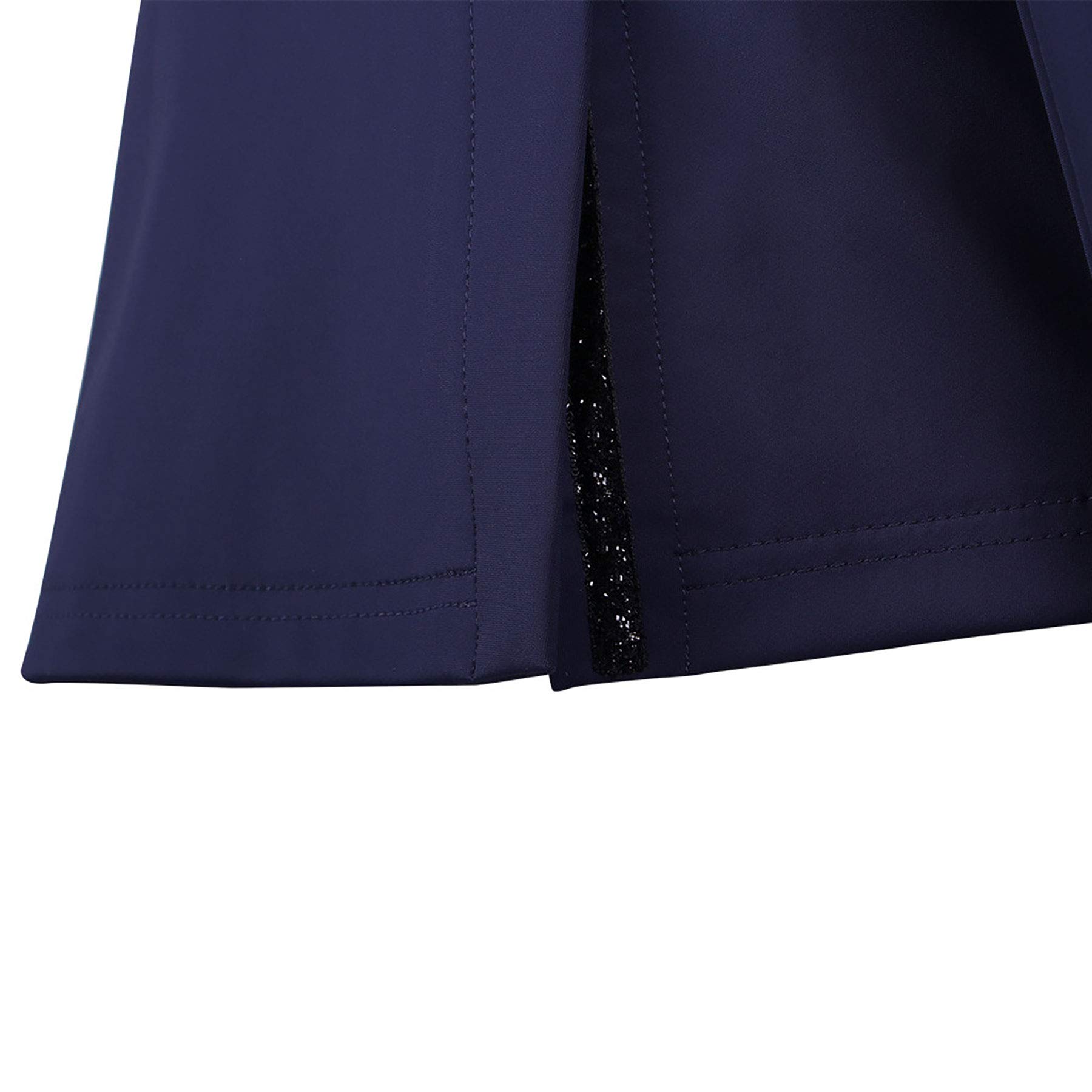 QHP Damen Turniersakko Turnierjacket Juliet Stretchgewebe Glitzerband (38, Blau)