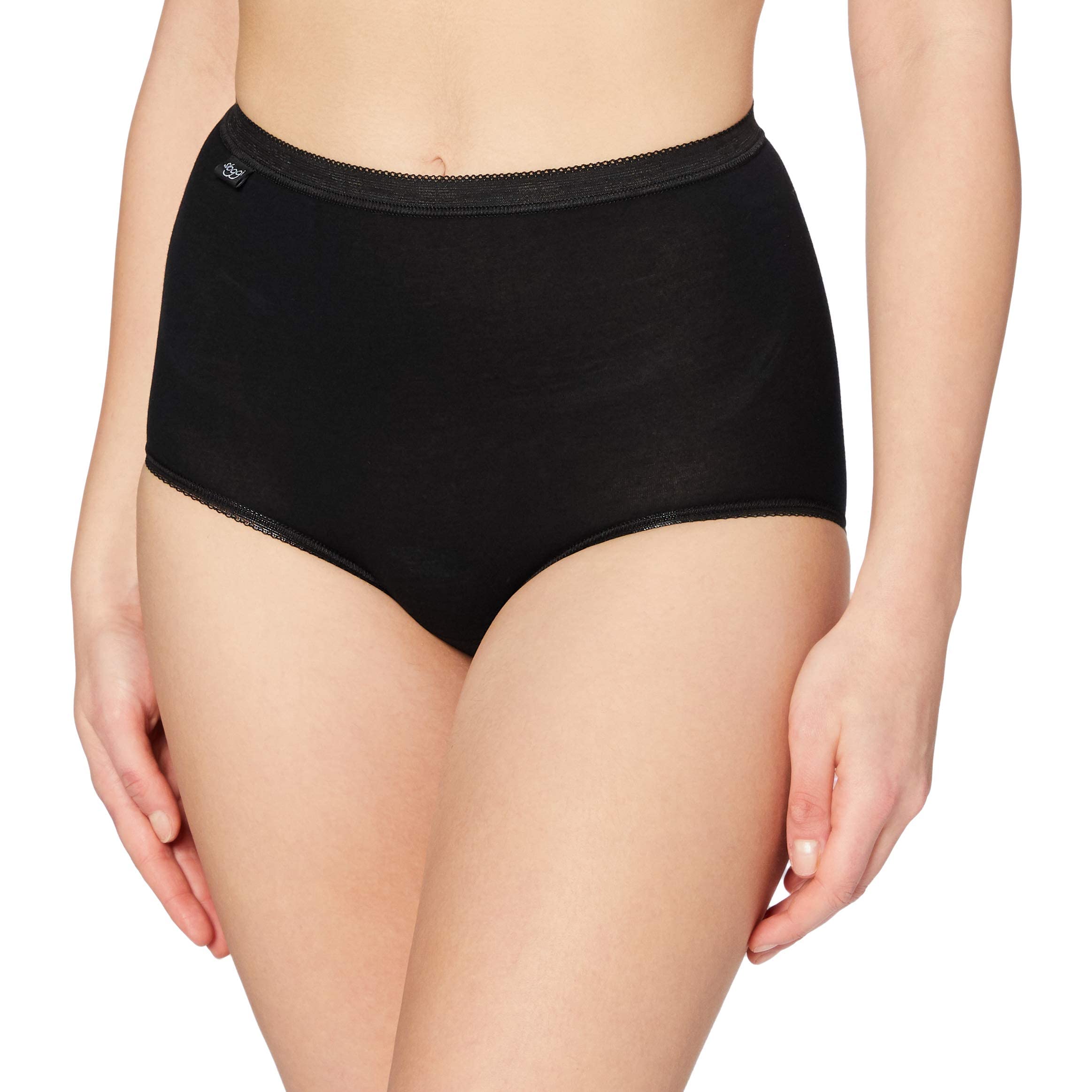 Sloggi Womens Basic+ Maxi Brief, Black, 16 UK