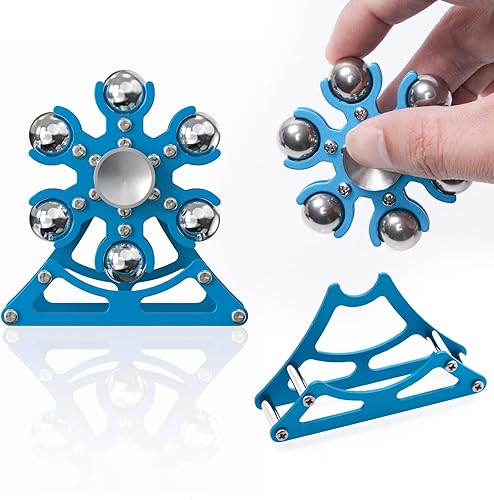 Juguetes para ansiedad para escritorio, rueda de ferris giratorio cinético de metal 3 minutos, artilugios geniales para niños, adolescentes y