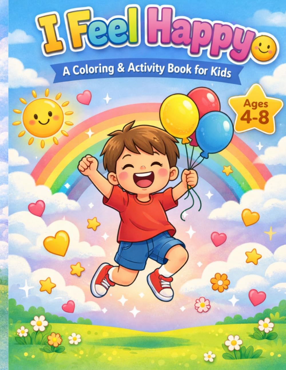 I Feel Happy: A Coloring & Activity Book for Kids Ages 4–8 (My Big Feelings)
