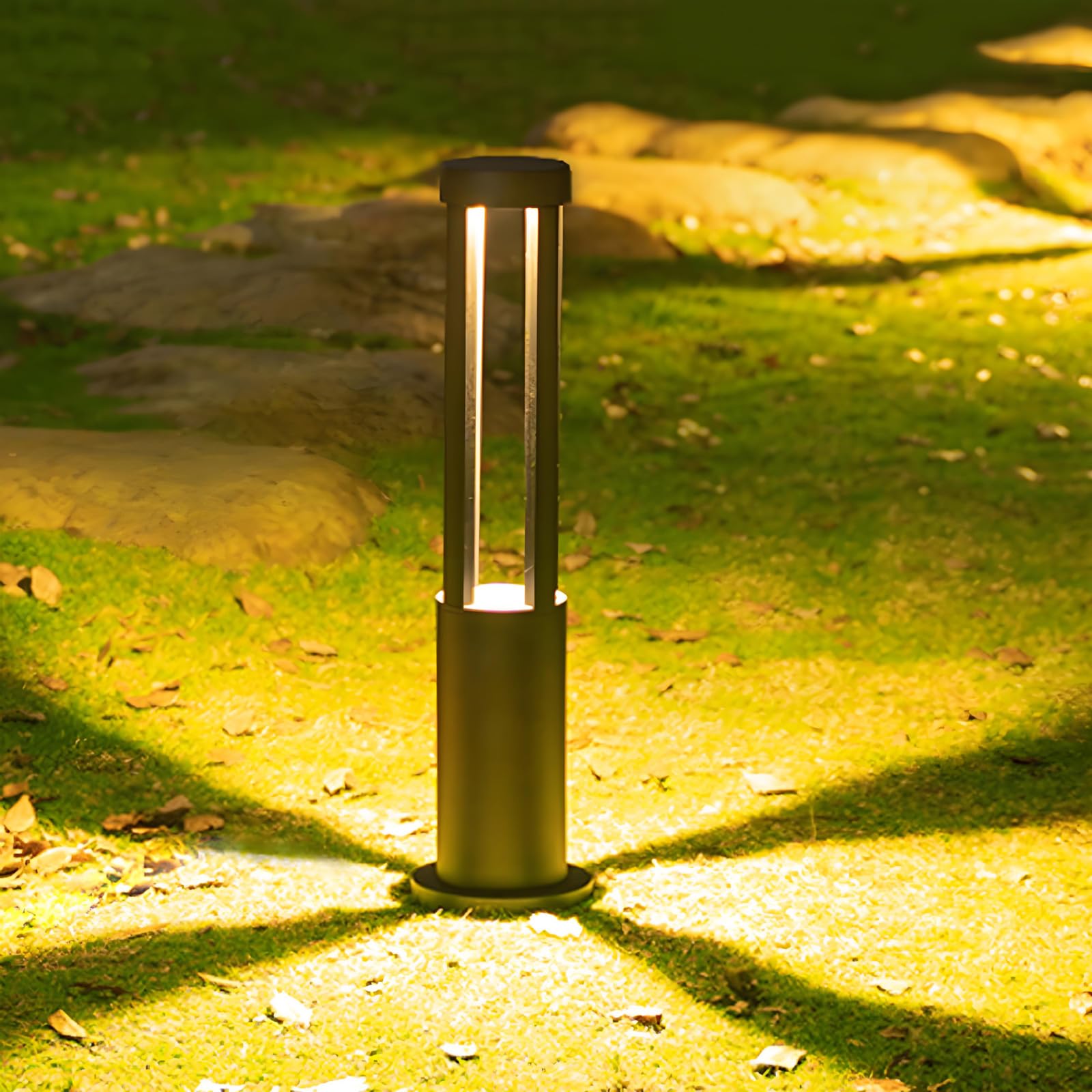 SDUYTDG 3000K LED Pathway Lights - Aluminum Waterproof Walkway Lighting for Outside,10W led Bollard Light Modern Outdoor Landscape Lighting