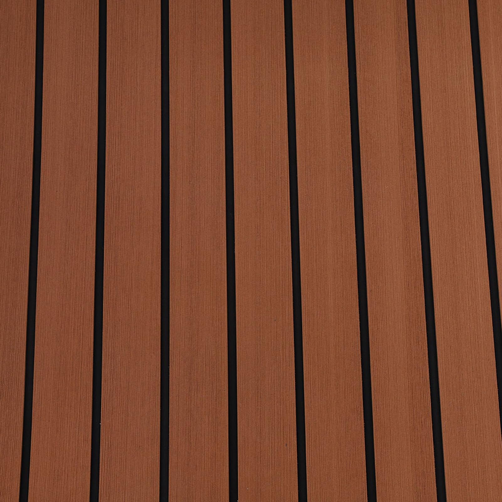 Selbstklebender Teak Bodenbelag, Schaum Fußboden Matte für Yacht und Wohnmobil, Grau, 240 x 90 x 0,6 cm