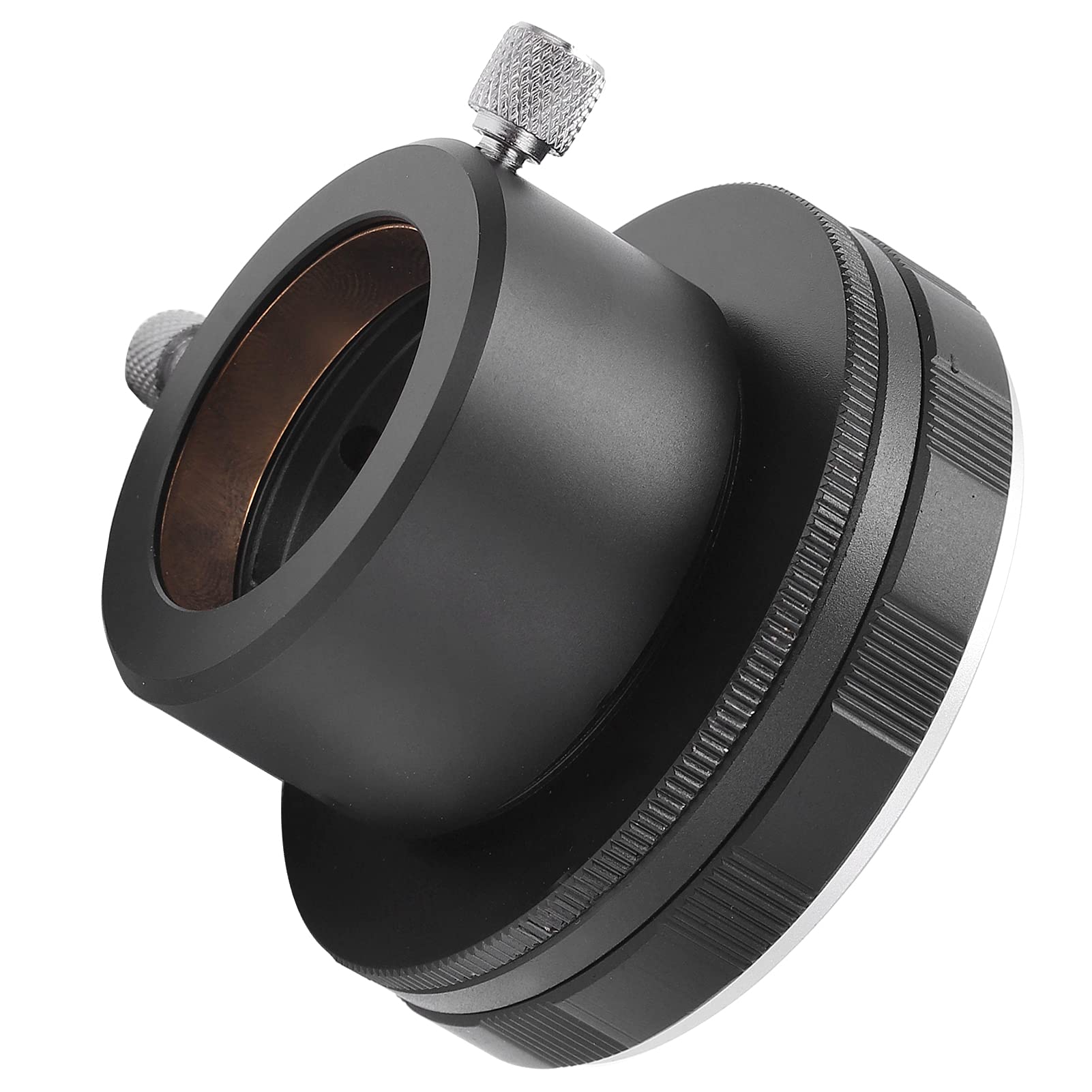 SIXRUN Makro-Objektiv-Adapter für EF EFS Mount Objektiv Aluminiumlegierung 1,25 Zoll Teleskop-Okular SLR-Kamera-Adapter