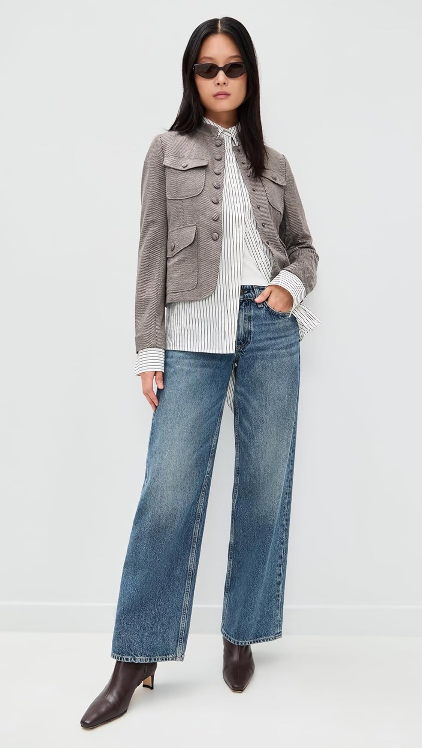 rag & bone Women's Mercer Ponte Blazer - Image 5