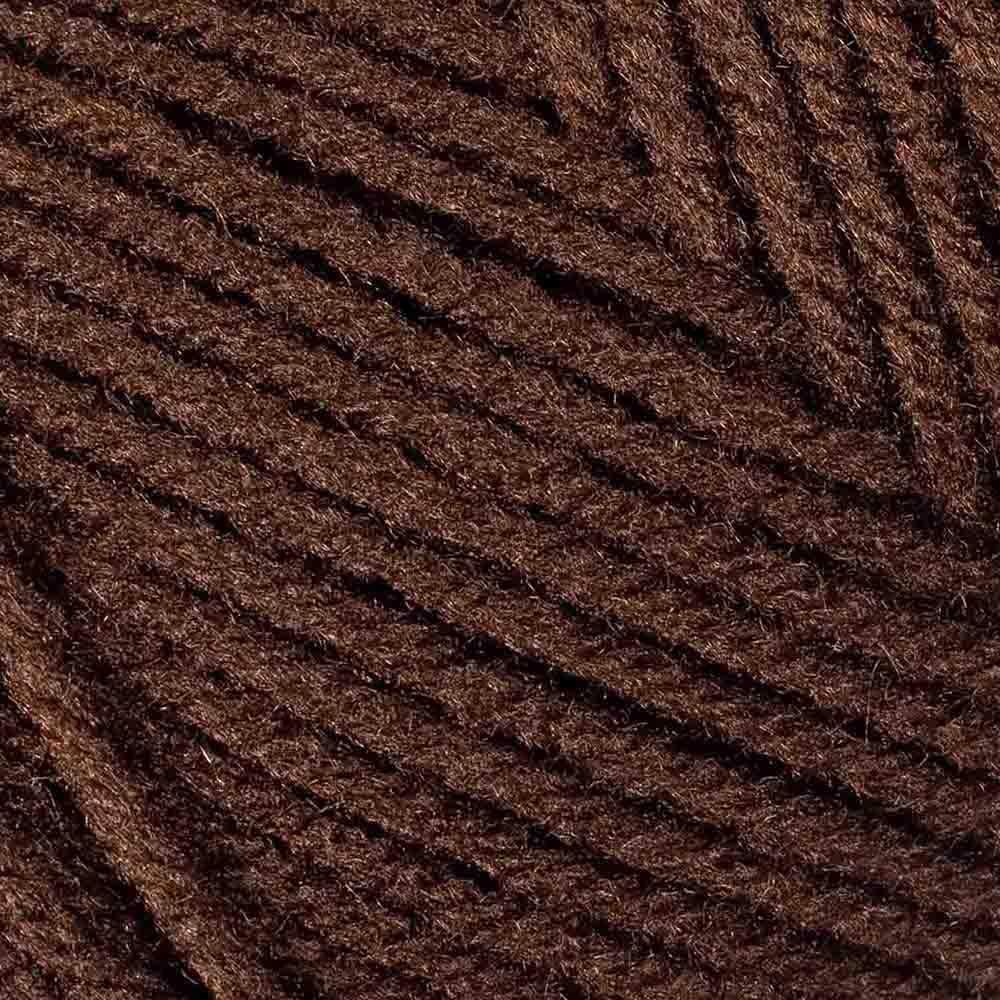 Craft County Size 4 (Medium) 100% Acrylic Fiber Yarn – Variety of Color and Pattern Options – for Crochet, Knitting, and Weaving (Coffee)