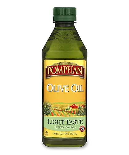 Pompeian Aceite de oliva de sabor ligero ligero y sutil perfecto para freĂr y hornear naturalmente libre de gluten no alĂ©rgico sin OMG 16 onzas Pompeian Aceite de oliva de sabor ligero ligero y sutil perfecto para freĂr y hornear naturalmente libre de gluten no alĂ©rgico sin OMG 16 onzas