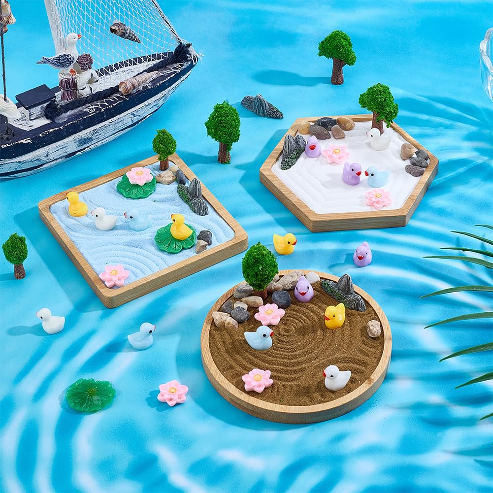 Amazon.com: WEBEEDY 3 Sets Mini Duck Zen Garden Kit for Desk Decor
