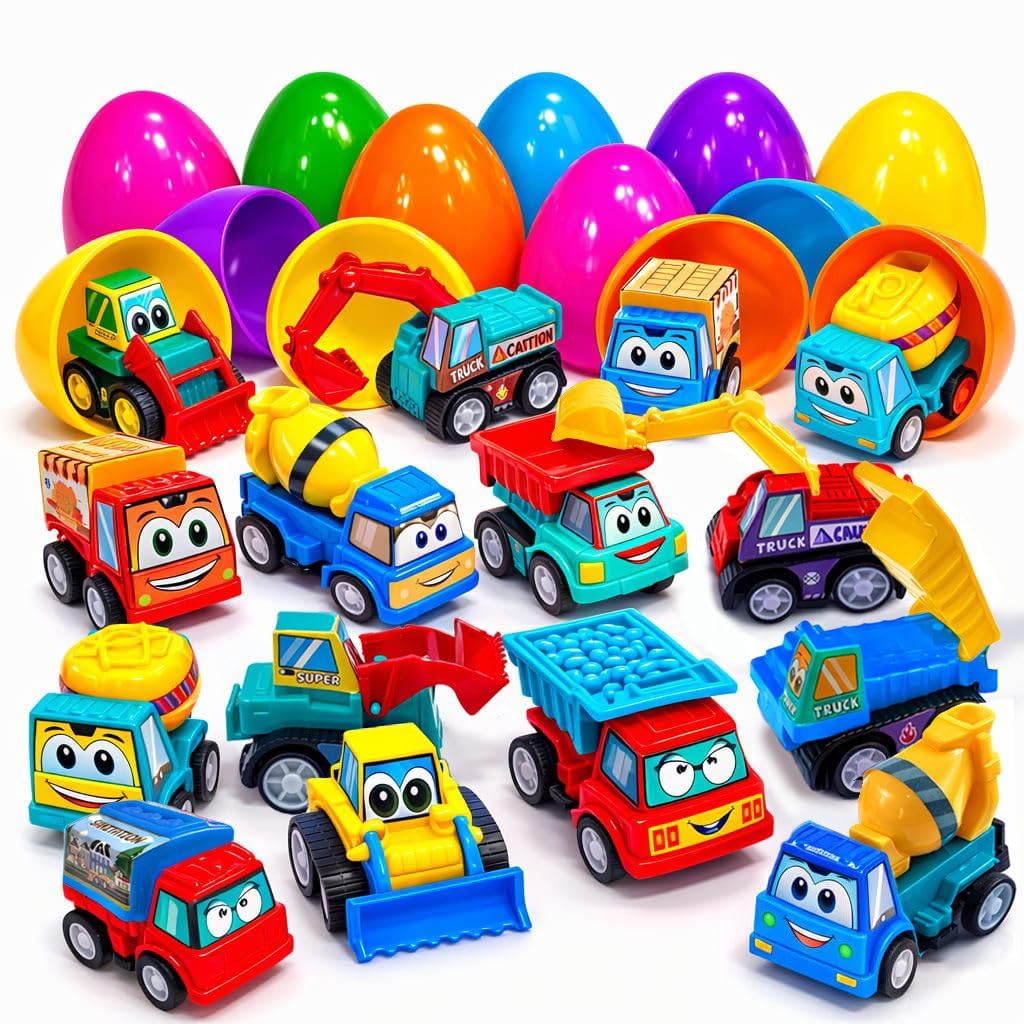 Amazon.com: stargo 8 Pack Colorful Prefilled Easter Eggs Bulk with