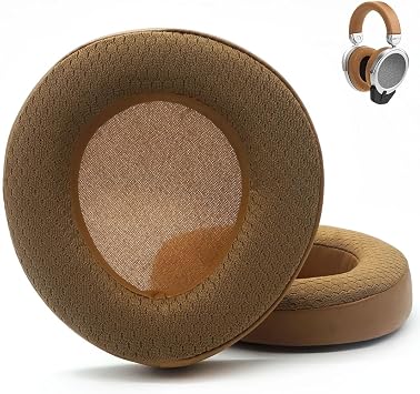Replacement for Earpad Hifiman DEVA or DEVA Pro Earphone Earmuff Earcap Leather Polyester Foam Ear Pads Yellow Hybrids
