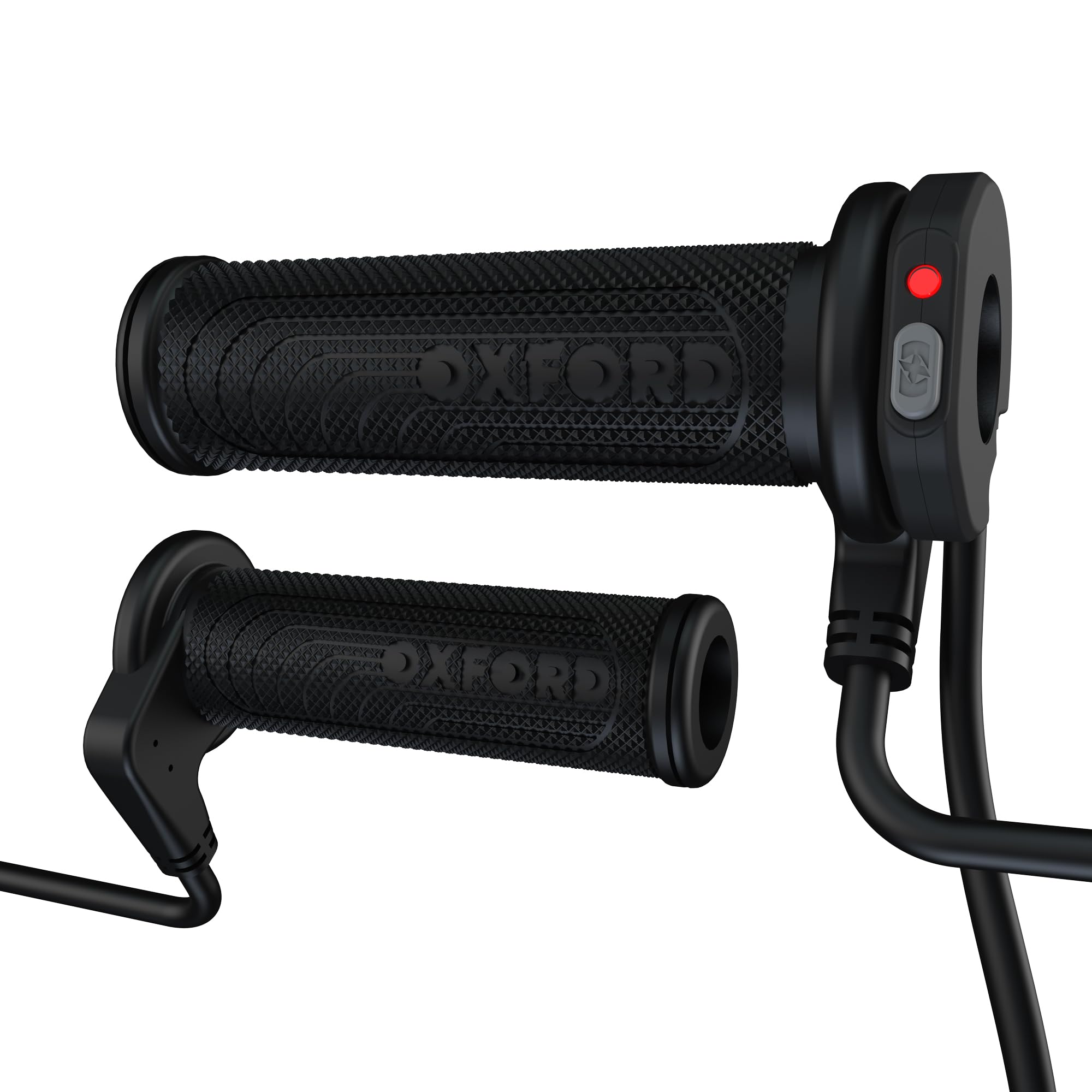 Oxford HotGrips Advanced Integrated | Beheizte Lenkergriffe für kalte Temperaturen, Winterwetter, Motorradfahren