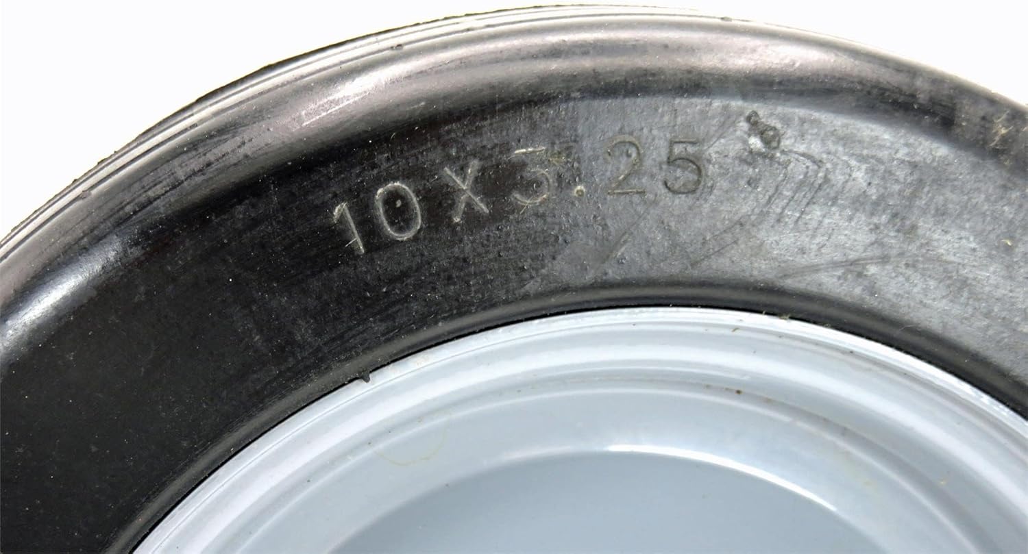 Oregon Tool WP1008096 Woods OEM 10 Inch Mower Wheel for Woods Rear Discharge Mowers Grey