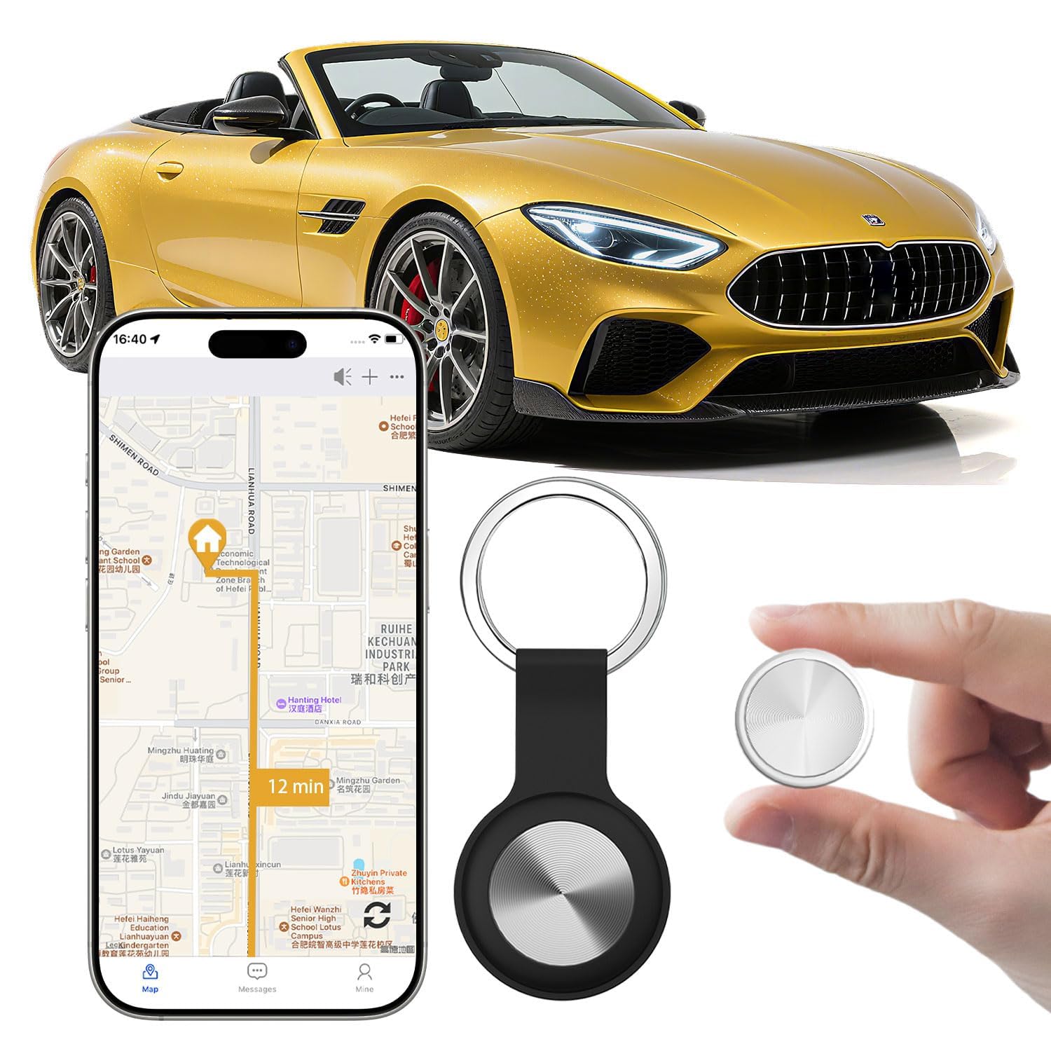 The best gps trackers for kids of 2026 for Every Budget GPS Tracker for Vehicles, Cars, Pets, Kids & Valuables - No SIM Card, No Monthly Fee/Subscription, Real-Time Global Tracking Device, Mini Portable & Accurate Locator, Compatible with iOS & Android