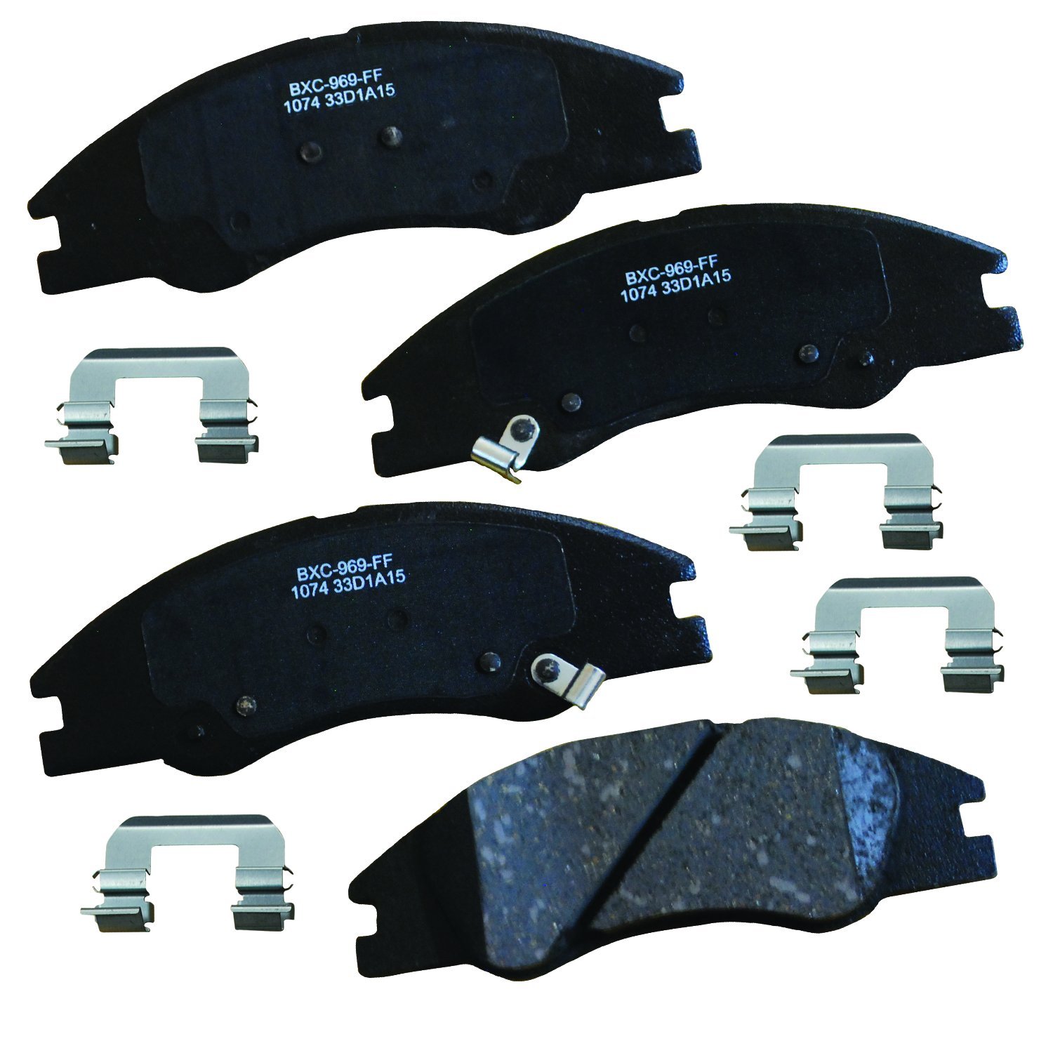 Bendix Premium SBC1074 Ceramic Front Brake Pads for Kia Spectra 2009-2004, Spectra5 2009-2005