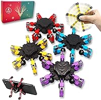 Vista 1 de Fidget Spinners Transformable Fingertip Spinner, Party Favors for Kids 8-12 Christmas Toys for Boys Deformable Fidget-Spinners Toys for Stress