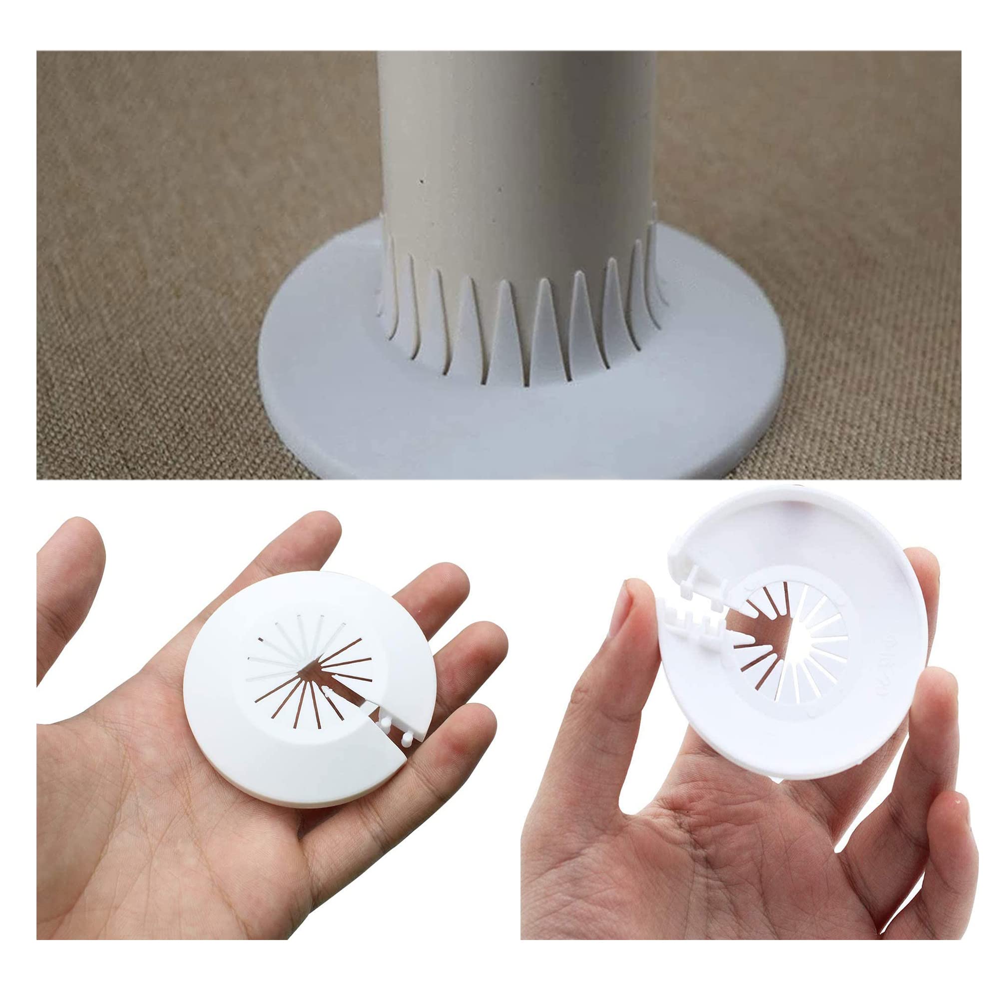 TAPPO CHIUSURA TUBO Rivestimento Tubo Per Condizionatori D'aria Copertura Cavo EUR 6,14 - Foto 7