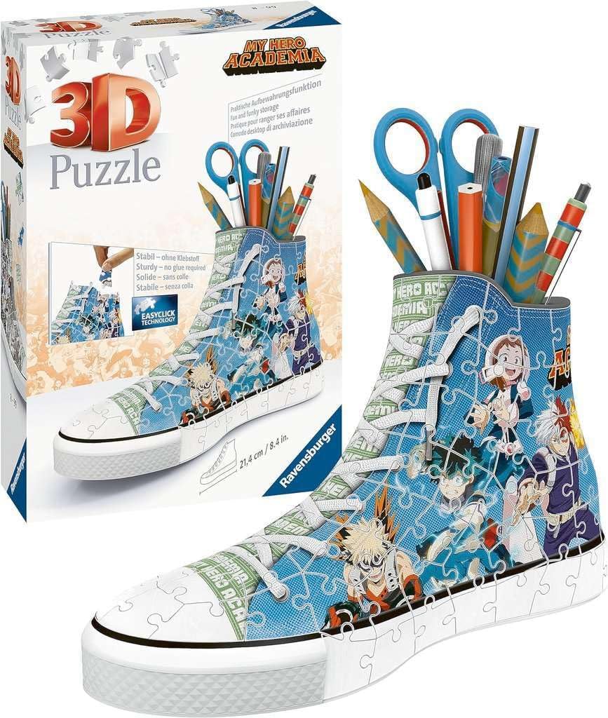 3D Puzzle Sneaker My Hero Academia: Erlebe Puzzlen in der 3. Dimension