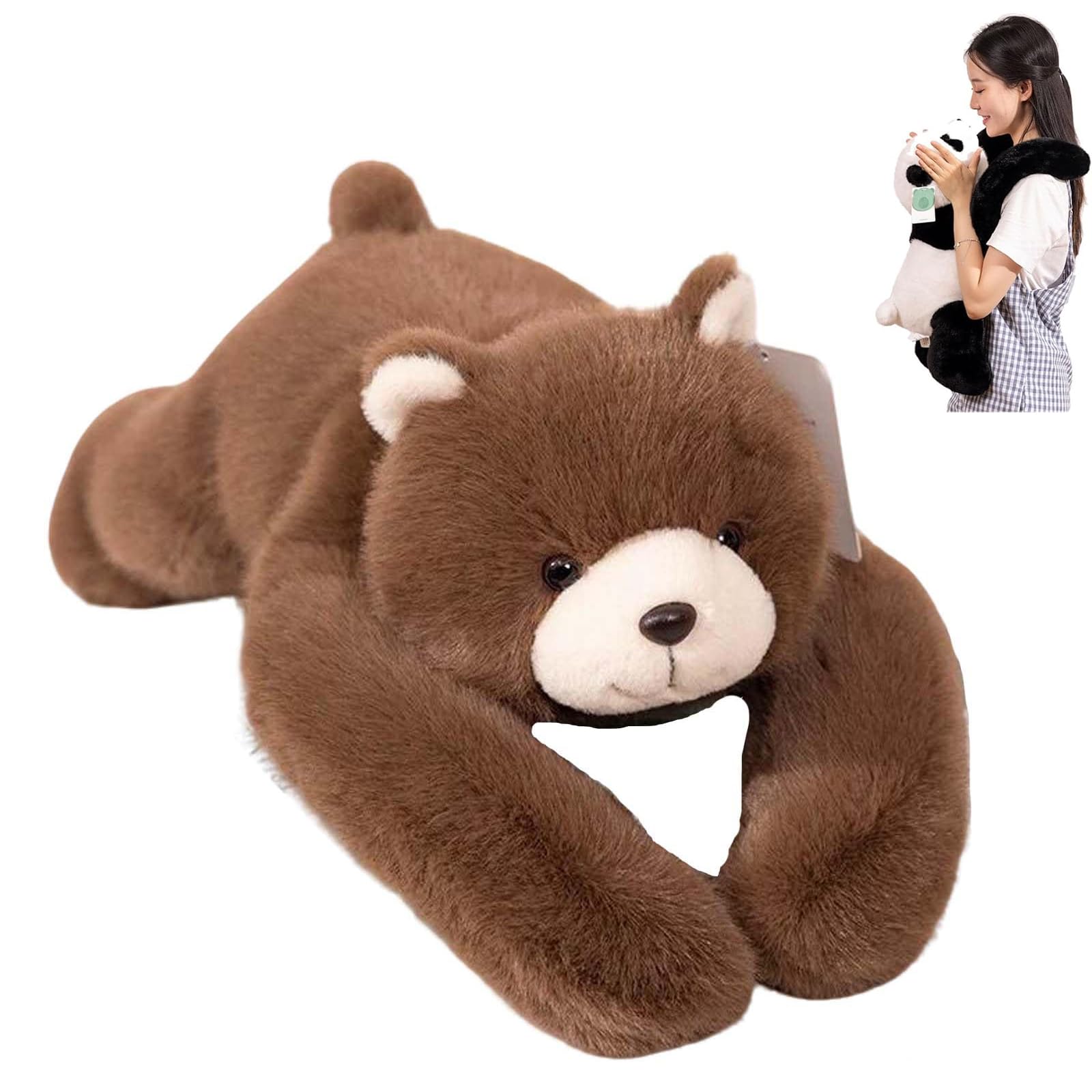 Peluche Lestée, Animaux Lestés pour Adultes, Coussin Lesté pour Soulager l' Anxiété et Favoriser Le Sommeil (Panda, 45CM,450g) - Jeux - Jouets