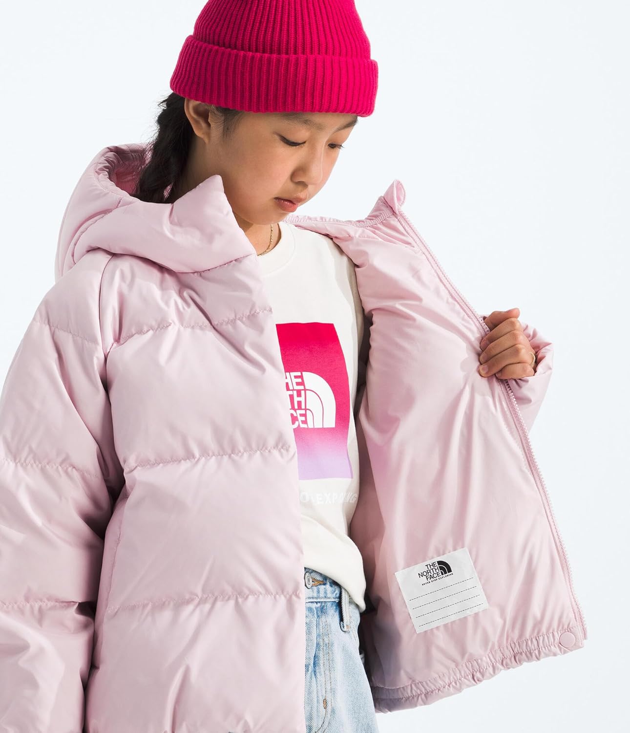 THE NORTH FACE Girls' North Down Hooded Jacket - Image 4