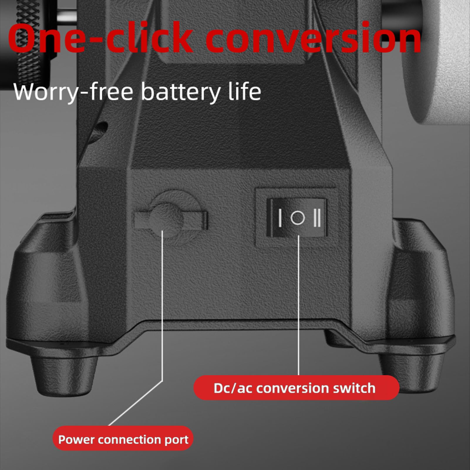 Fafeicy Mini Lijadora de Banco, Pulidora, 6 Engranajes, Apta para, Batería de 18 V, 21 V, Rectificadora Eléctrica para Joyería de Metal, Madera para Usuarios de Bricolaje,