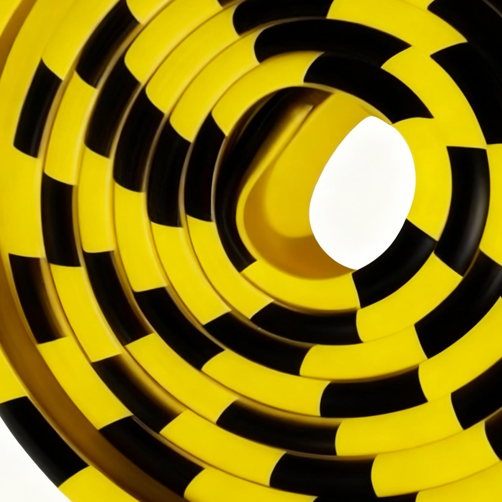 Paraspigoli da parete – Strisce adesive antiurto, protezione in schiuma a L, antiurto, di sicurezza nero-giallo, resistente, resistente al fuoco, per tavolo, porta 'armadio, garage
