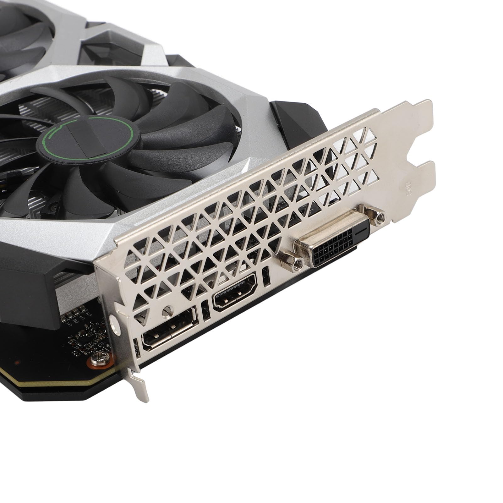 Karta Graficzna do Gier 6 GB 192 Bity GDDR6, 1785/14000 MHz Karta Graficzna z Podwójnym Wentylatorem Chłodzącym, HDMI, Display Port, DVI D, PCI Express 3.0 16X