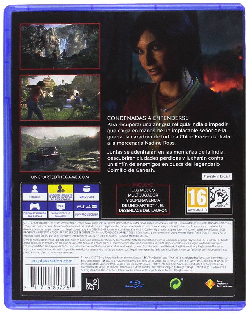 Sony CEE Games (New Gen) Uncharted: El Legado Perdido