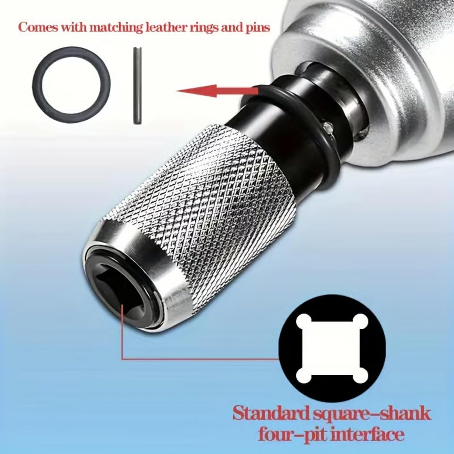 Rotary Hammer Adapter with Impact Drill Bits Set, Electric Drill to Hammer Converter for Drilling and Hammering, Compatible with Most Electric Drills (2 Set)