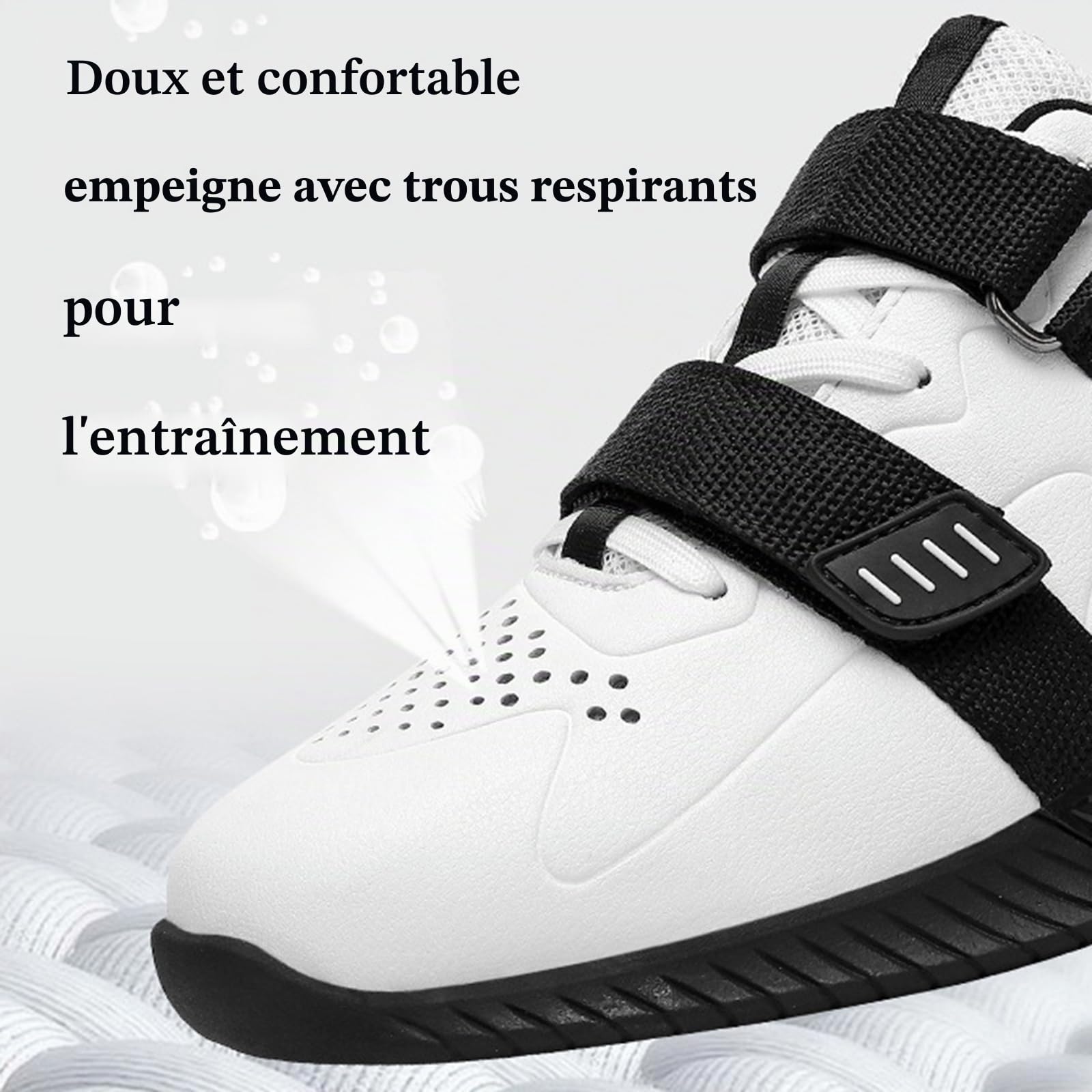 Chaussures De Force D'HaltéRophilie,Chaussures Squat Fitness,Femmes HaltéRophilie Chaussures,Respirant Et LéGer,Multi Usage,RéSistante à l'usure,pour Yoga Gymnastique AéRobic
