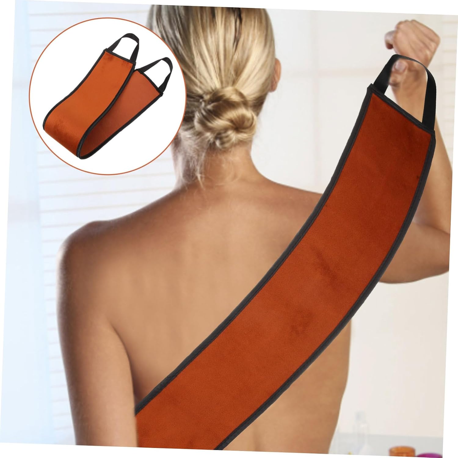 LIFKOME 2Pcs Self-Tanning Back Applicator Tool Lotion Painting Belt for Even Tan Body Lotion Wiping Tool for Men and Women for Self-Application