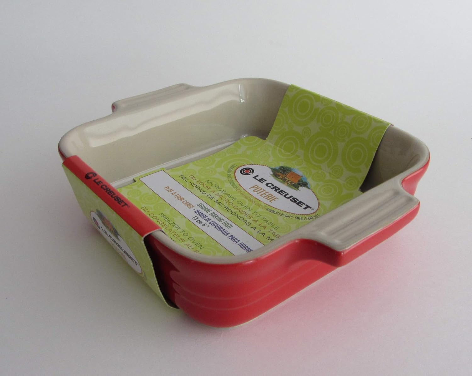 Le Creuset 5 x 5 Square Baking Dish Cherry 5 Inch Square Home & Kitchen