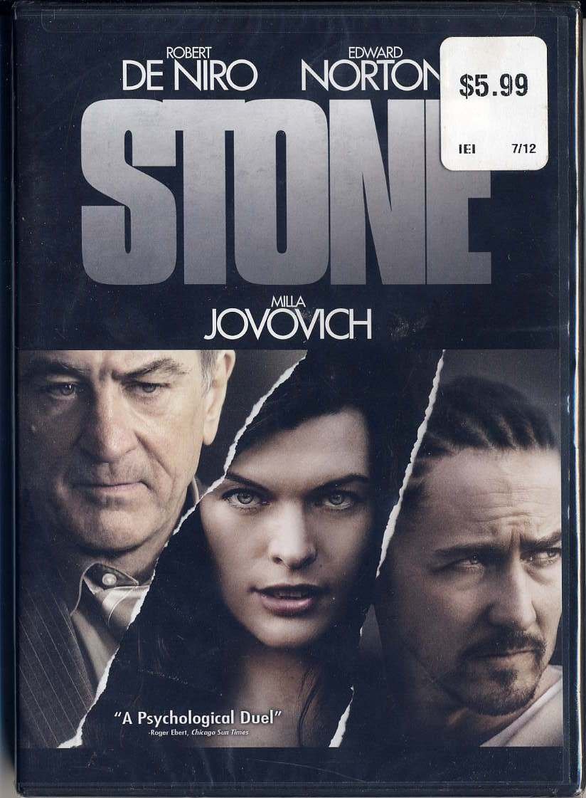 Stone Película en DVD Edición Importación del Reino Unido para Coleccionistas