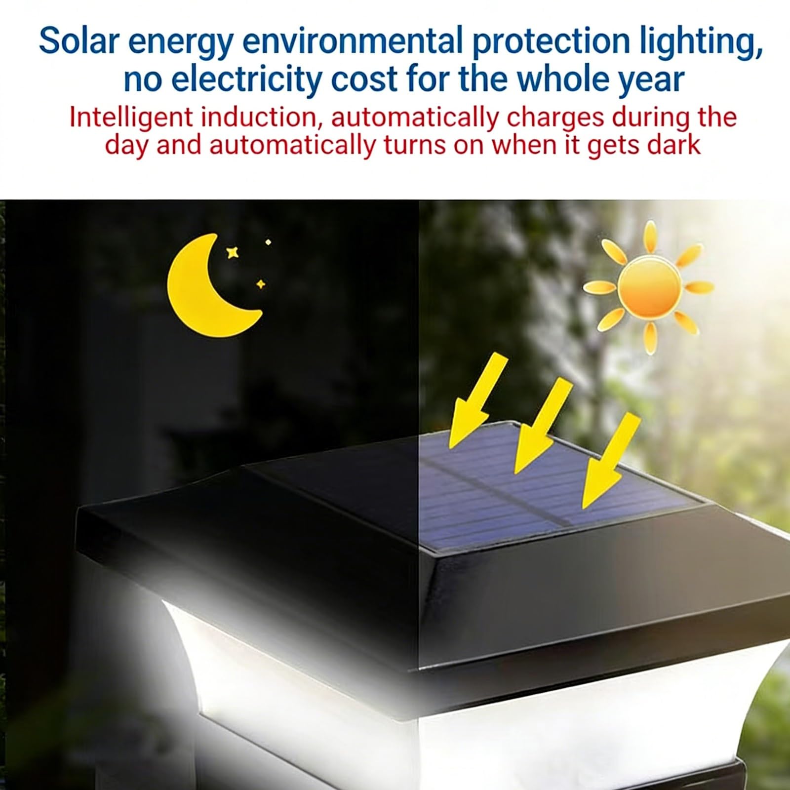 Columna de agua solar para jardín con luz, hidrante de exterior sin heladas para patio, espiga de agua de aluminio con manguera expandible
