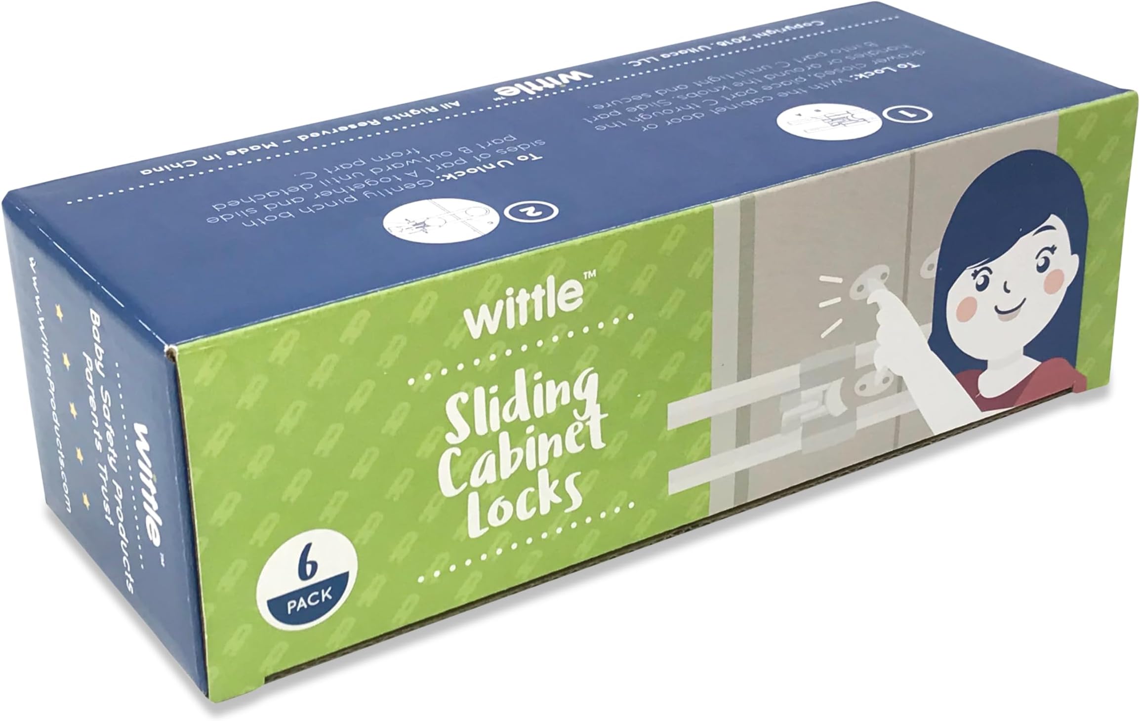 Child Safety Sliding Cabinet Locks