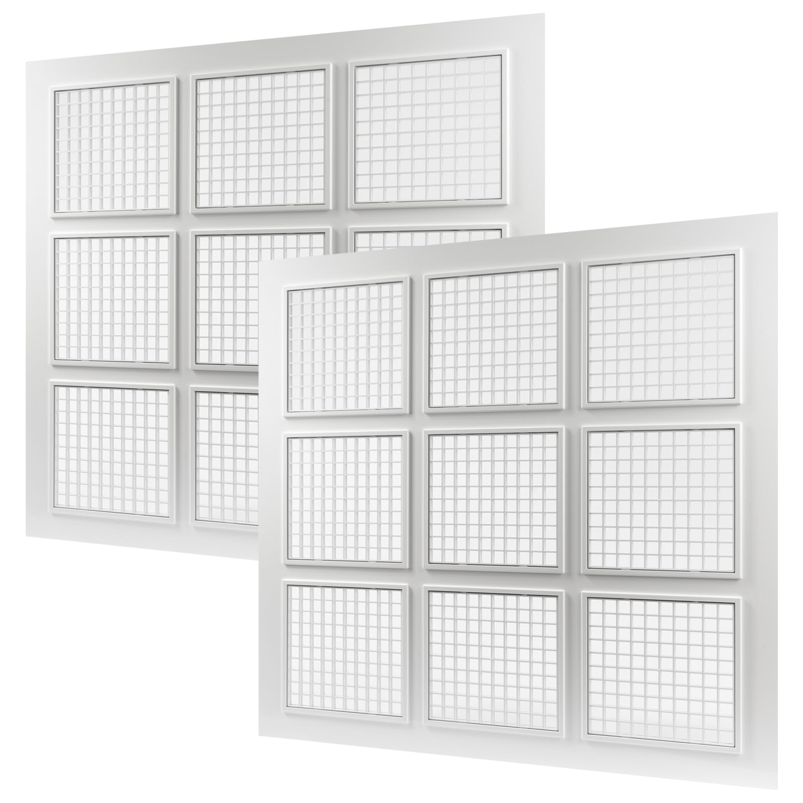 Faux plafond suspendu en plastique anti-poussière avec grille de registre