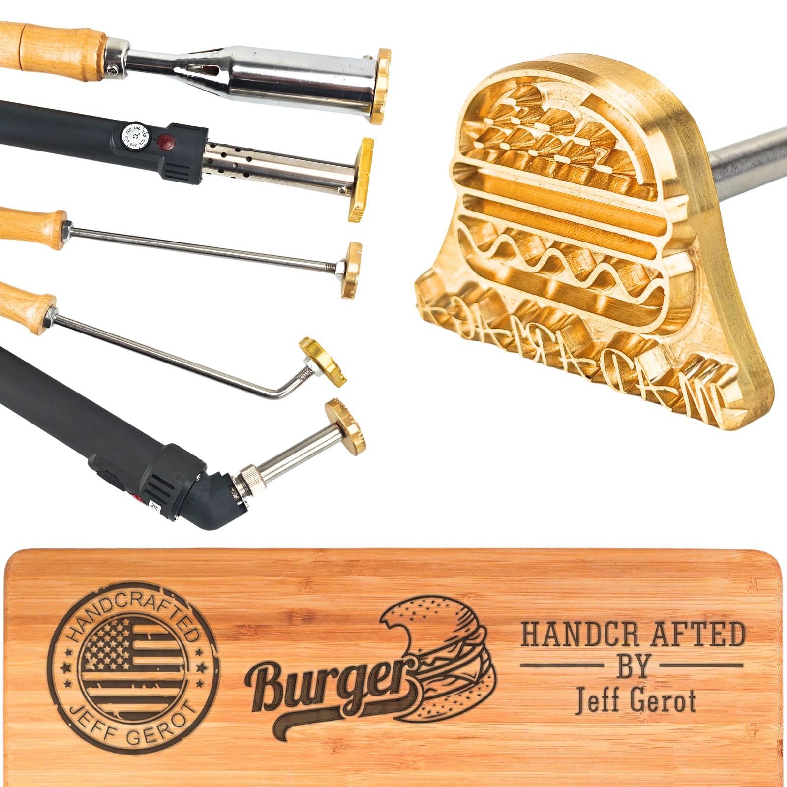 Custom Branding Iron for Wood Personalized Stamps for Weddings Wood Burning Stamp Woodworking Project Design Brand Electric Branding Iron for Leather Food (1.5inches/3.81cm)